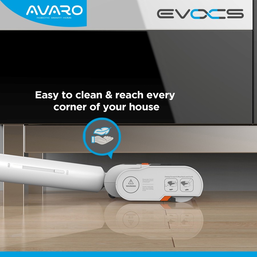 Avaro Evocs Hybrid Mop Cordless - Alat Pel Canggih Wet &amp; Cleaning