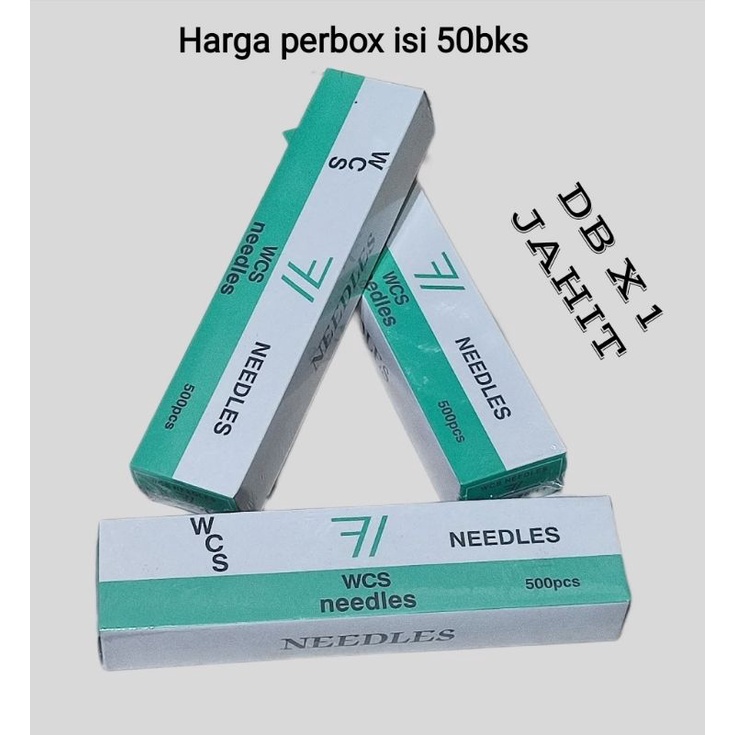 Jarum DBX1 Mesin Jahit High Speed Jarum 1 Industri WCS Needles Korea