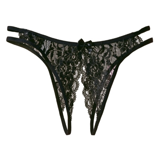Cherrie Open Crotch Thongs Underwear