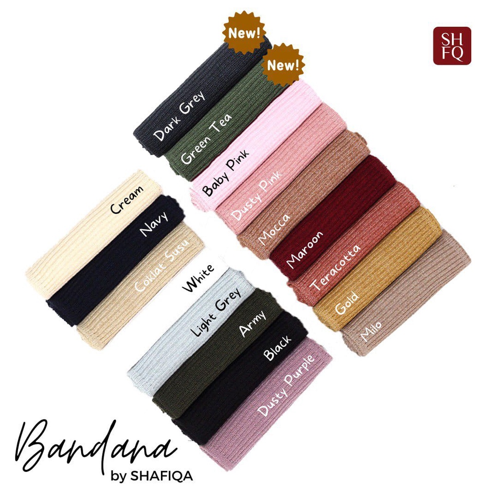 Bandana Rajut Premium Inner By Shafiqa