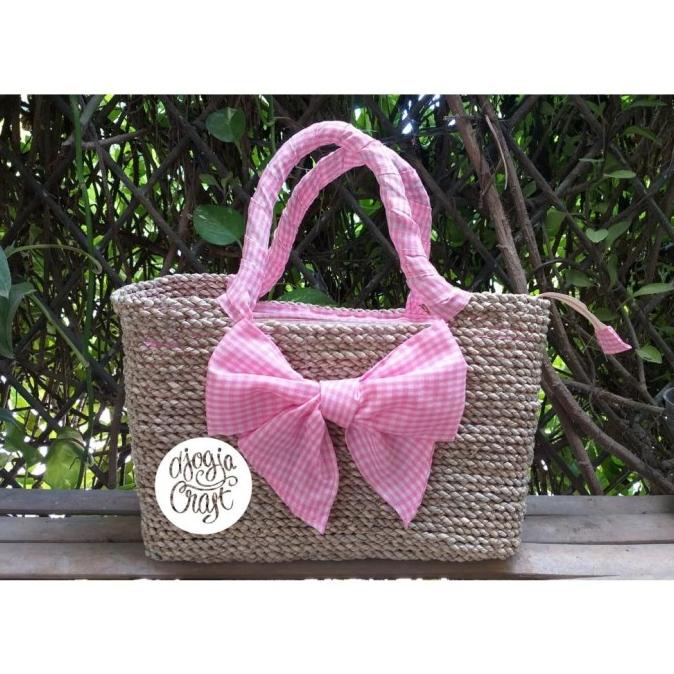 TAS ANYAMAN DJOGJA CRAFT TAS ANYAMAN PANDAN PITA KOTAK EL09I09A82L