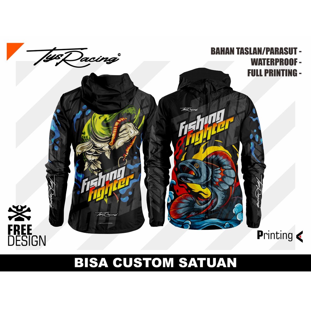 jaket merchandise fishing