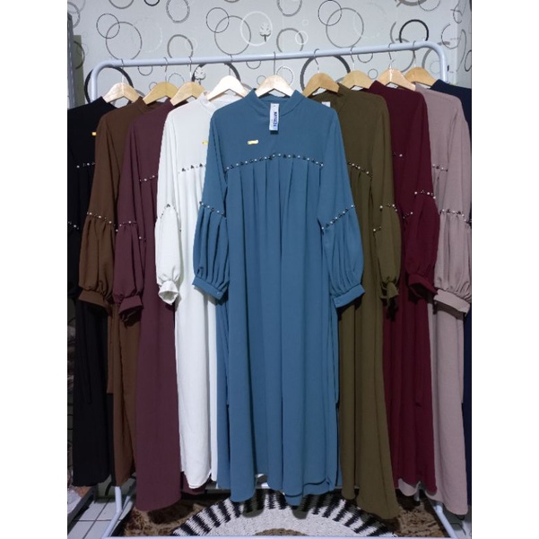 HasanahDress Gamis Mutiara Cey Airflow Premium Jumbo