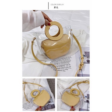 8668 TAS WANITA IMPORT SLEMPANG HANDBAG [1KG 2PC] PERFECT CORNER