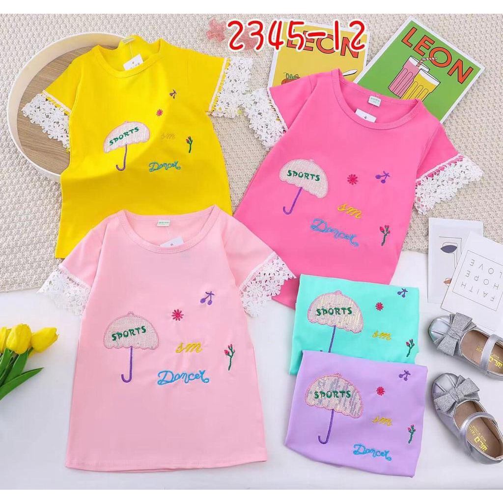 BAJU ANAK PERMPUAN 1-8TAHUN/ATSAN KAOS IMPOR ANAK CEWEK