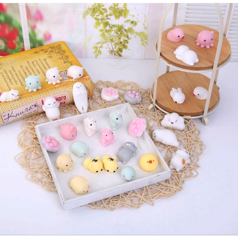 Mainan Squishy Mochi Mini Berbagai Karakter Lucu Murah