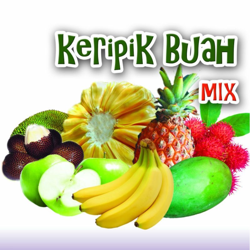 Keripik Buah Mix 1/2kg | Mix Fruits Chips [Free Bubblewrap]