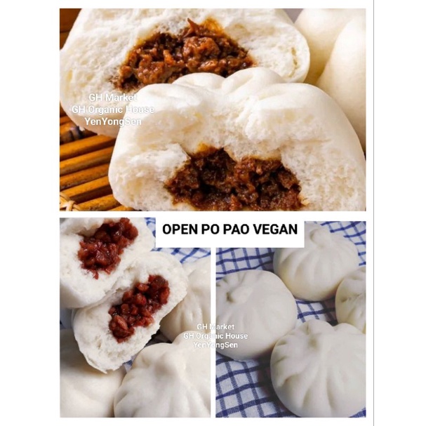 

Pao Vegan BakPao Vege Size Sedang u/ Sembahyang Che it CapGo ChengBeng