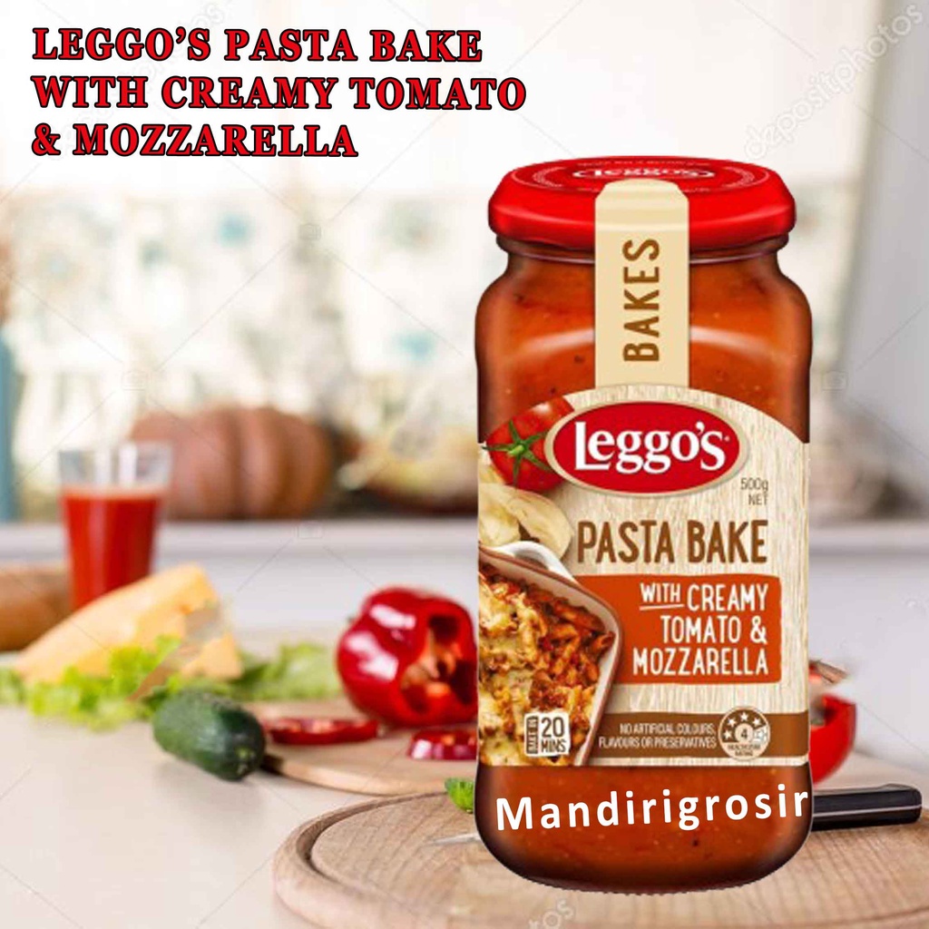 LEGGOS PASTA BAKE WITH CREAMY TOMATO&amp; MOZZARELLA 500g