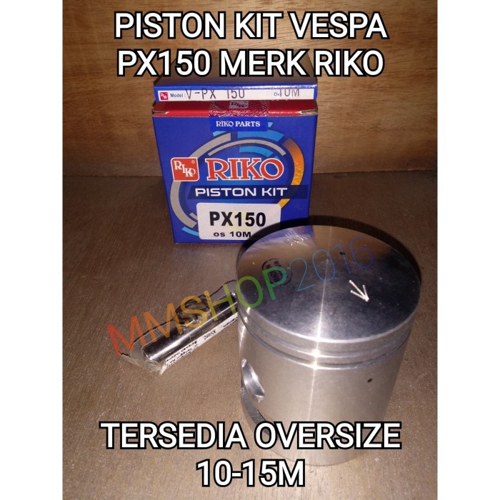 Piston Kit Vespa Px150 Merk Riko