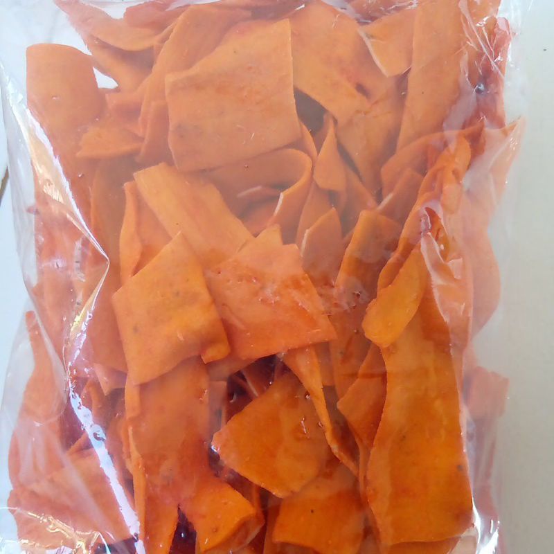 Kerupuk Slondok/Selondok Mentah Singkong Super Netto 250gr Panjang Varian Rasa Balado Original