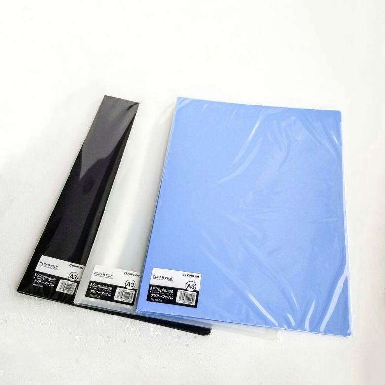 

12.12 Promo Brand Clear Holder A3 / Clear File Simplease A3 King Jim 152GA isi 20 Lembar