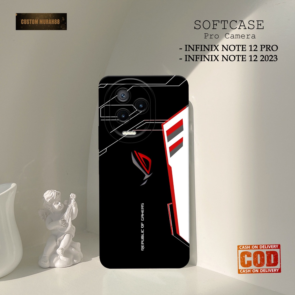 Soft case Hp Infinix Note 12 2023 / Infinix Note 12 Pro Terbaru - Fashion Case GAMING  - Cassing Hp 