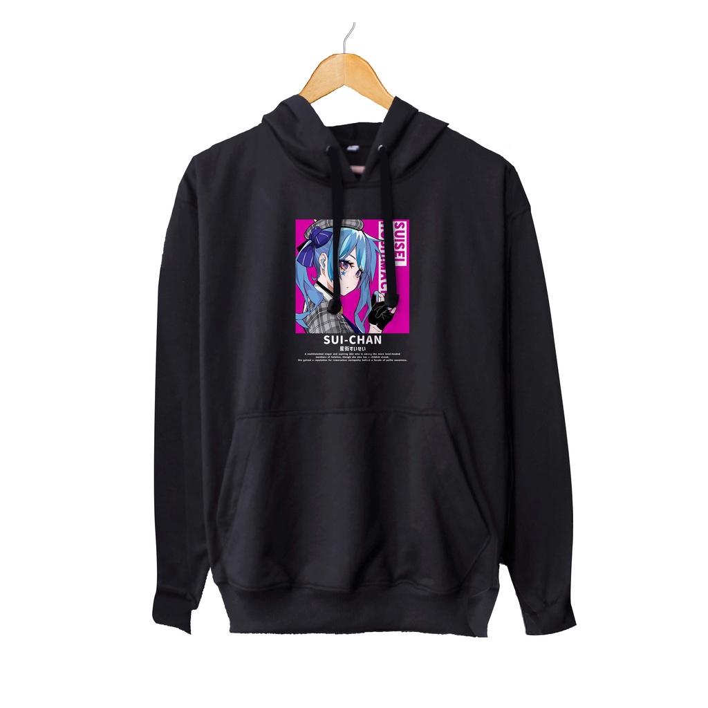 Jaket hoodie jumper infinite vtuber HOSHIMACHI SUISEI CHAN - HOLOLIVE JPN material cotton fleece