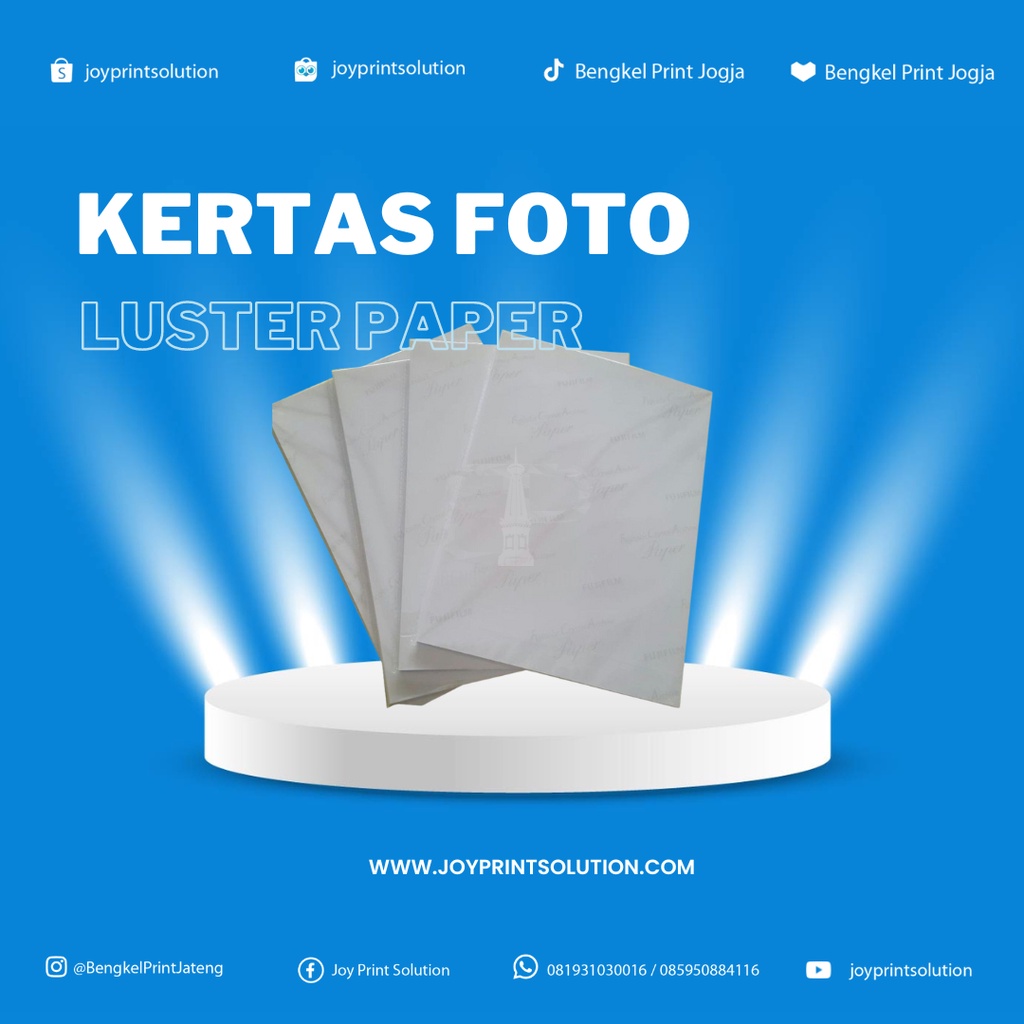 Jual Kertas Foto Luster Paper Shopee Indonesia