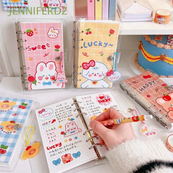 

Terlaris School Supplies Diary Journal Cute Rabbit Spiral Note Book Binder