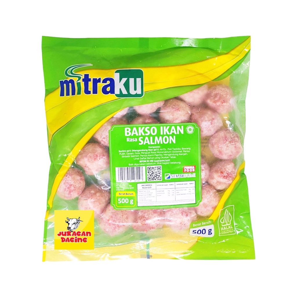 

Mitraku Bakso Ikan Salmon 500gr