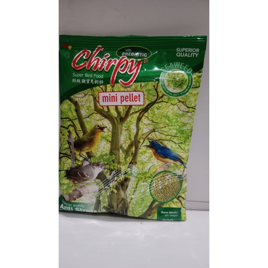 CHRIPY MINI PELLET SEAWEED HIJAU PAKAN PLECI TLEDEKAN PRENJAK DAN BURUNG KECIL LAINNYA
