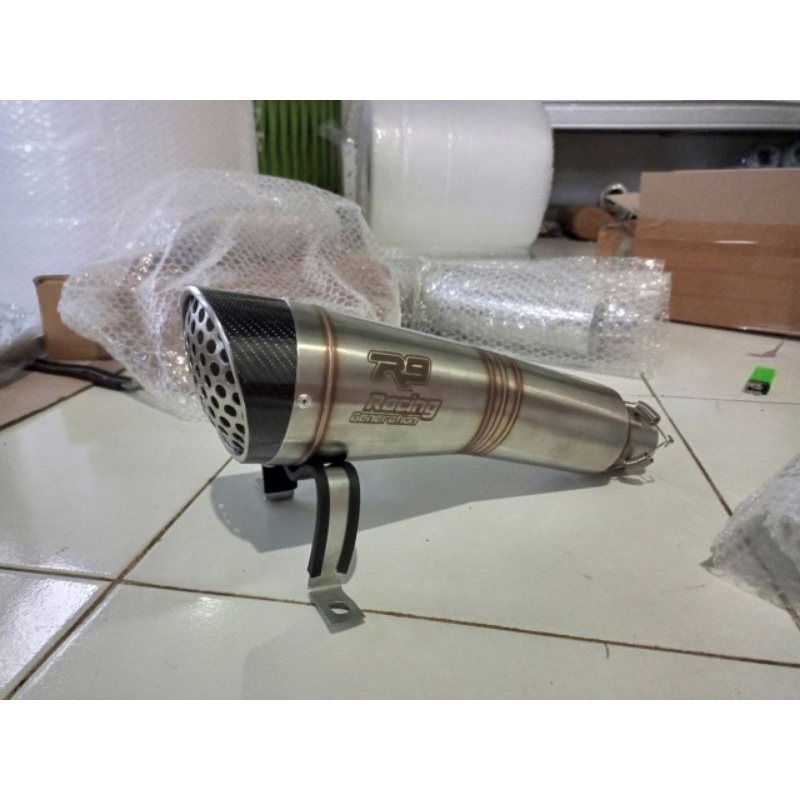 KNALPOT RACING AR AUSTIN , R15 V2/V3, GSX, VIXION, FU DLL,