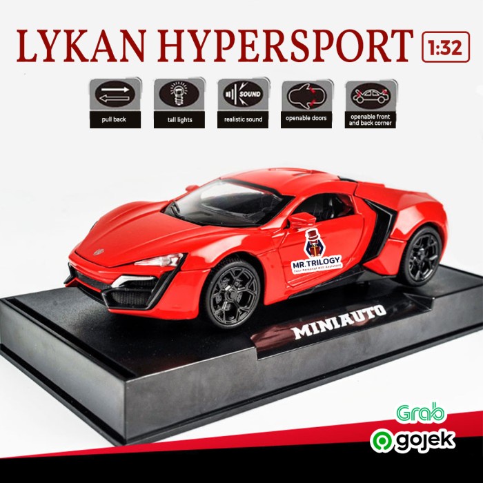 DIECAST MOBIL/ MINIATUR MOBIL LYKAN HYPERSPORT, MOBIL FAST AND FURIOUS