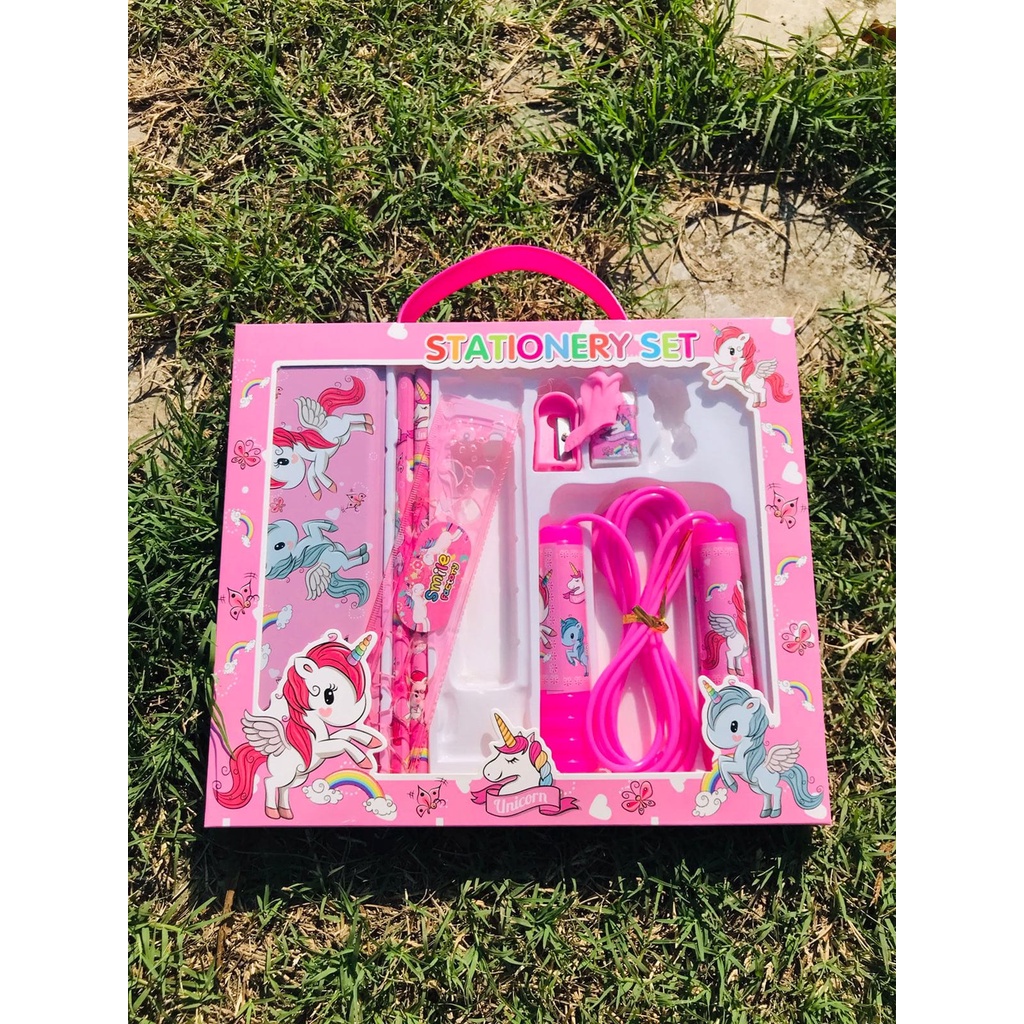 

Stationery set Karakter 6 in 1/Alat tulis set Lucu/ Paket alat tulis kotak pensil/ Study set Hadiah