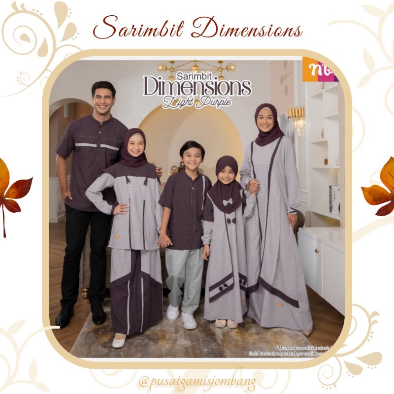 BAJU GAMIS DRESS KOKO ATASAN KEMEJA SARIMBIT COUPLE KELUARGA NIBRAS NBRS SARIMBIT FAMSET NIBRAS DIME