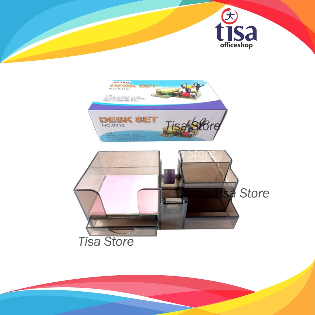 Tempat Alat Tulis Desk Set Kenko 8312