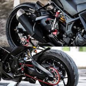 HUGGER ARM R25 NEW COVER SWING ARM R25 VISOR R25 SWING ARM R25