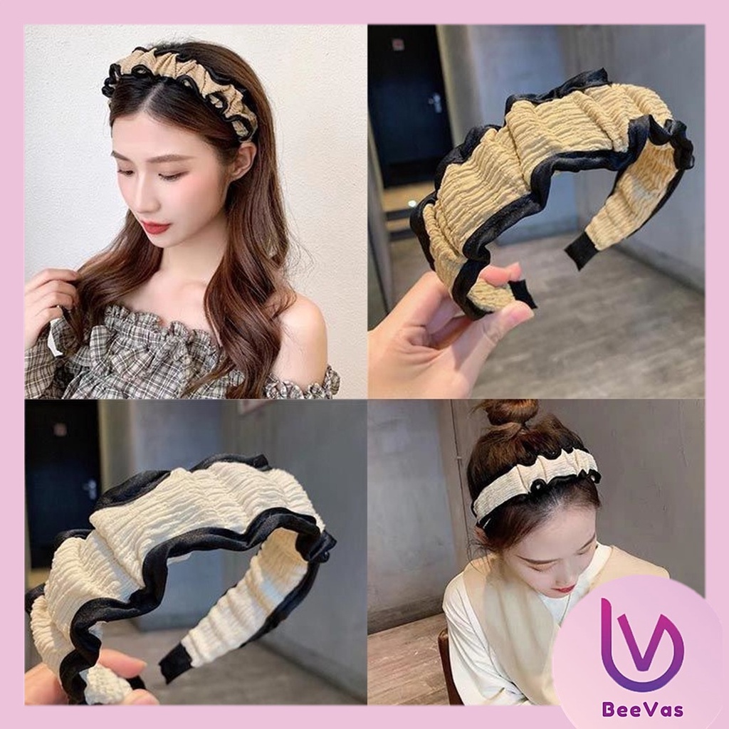 BV.ID BD1084 Bandana Wanita Bando Scrunchie Serut Korea Headband Kain Kerut Cantik Fashion