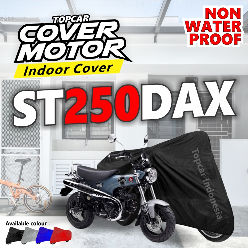 Cover Motor Honda ST250-DX / ST 250 DX Indoor Non waterproof Sarung Motor Selimut Pelindung Body Baju Biker Mantel Jas Penutup by TOPCAR