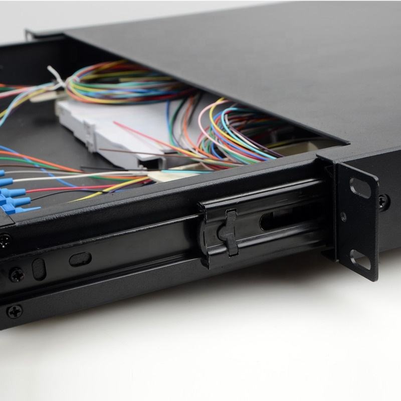 OTB 12 24 48 PORT CORE FULLSET FIBER OPTIC SC UPC BAHAN KUAT BESI ALOY SLIDING RACKMOUNT INCLUDE PIGTAIL SIAP PAKAI