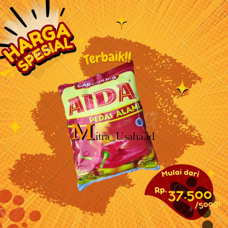 

CABE BUBUK AIDA 500GRAM