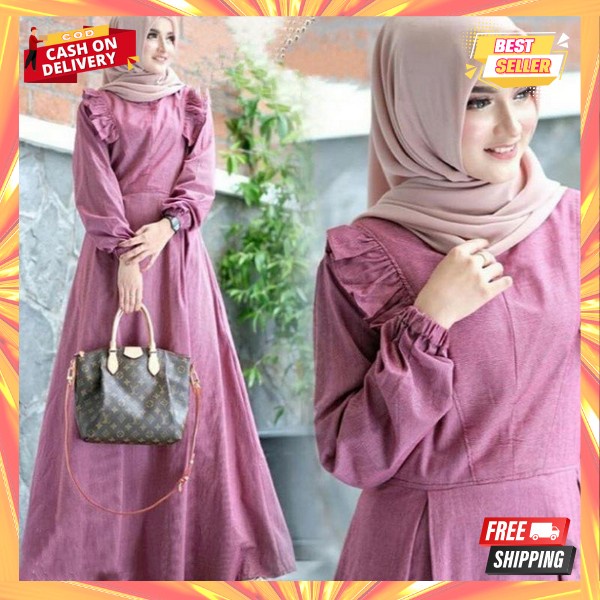 Gamis Ibu Ibu Elegan Bj Games Pesta Kondangan Gsmis Cwek Kekinian Gmis Wnta Mewah Fashion Lebaran Gs