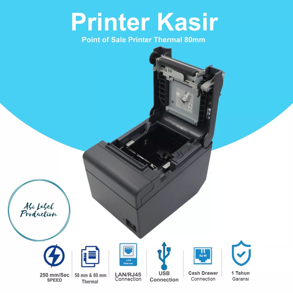 PRINTER POS KASIR EPSON TM-T82III - EPSON THERMAL TM T82III LAN + USB