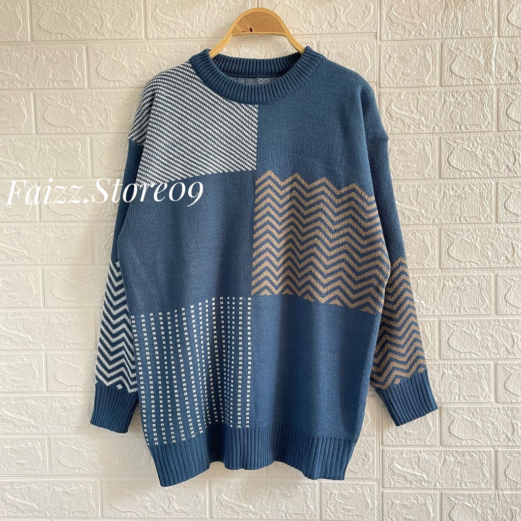 NAIRA SWEATER RAJUT OVERSIZE IMPORT PREMIUM/Atasan Blouse Rajut Oversize Wanita STORE09