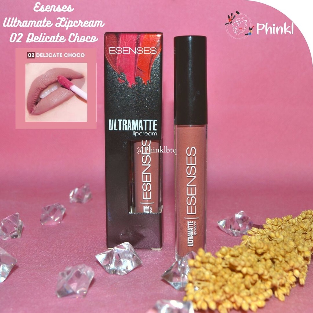 `ღ´ PHINKL `ღ´ [ESENSES] ESENSES Ultramatte lipcream transferproof new ombre lipstik cair