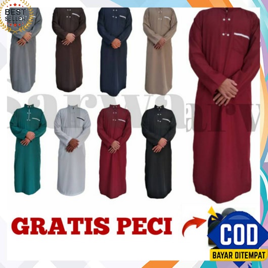 Baju Muslim Pria Dewasa 2023 Lengan Panjang Pendek Terbaru Atasan Mewah Motif Keren Kekinian Busanam