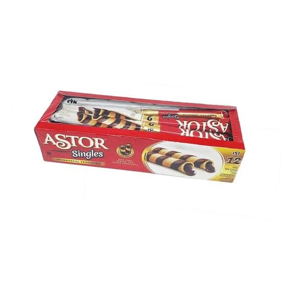 

Astor Singles Coklat / 1 Karton 12 Box