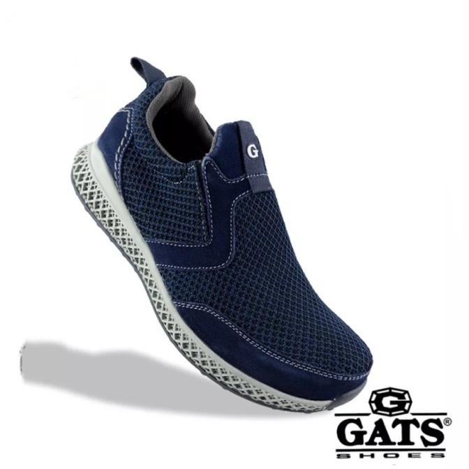 Sepatu Pria Gats RN 1002 Navy.Sepatu Sneakers Terbaru Gats