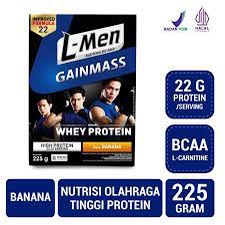 L-Men Gainmass 225gr Coklat/Banana/Taro