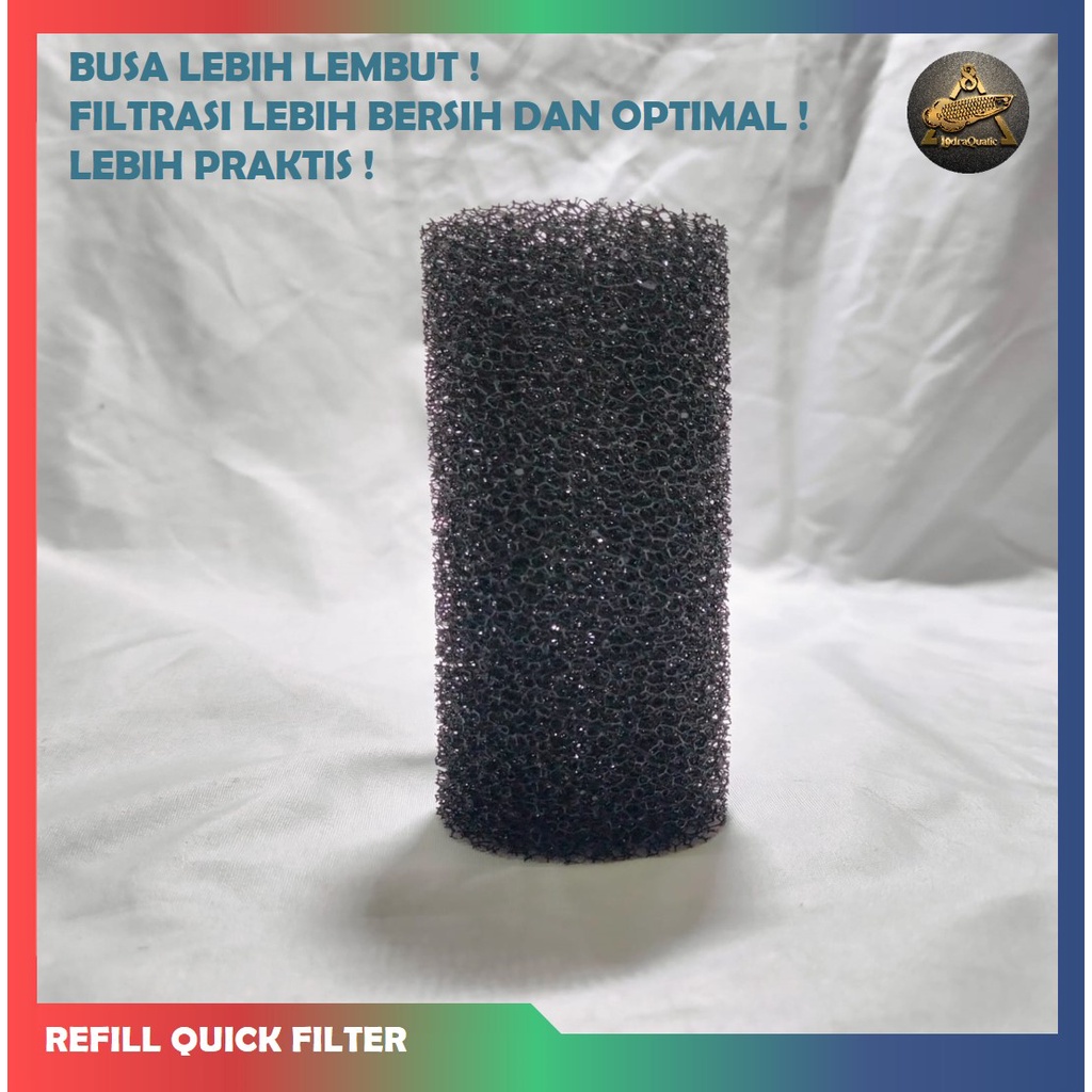 BIOFOAM POMPA AQUARIUM FILTER POMPA AQUARIUM REFILL BIOFOAM QUICK FILTER AQUARIUM BUSA HITAM KAPAS HITAM BIOFORM BIOFIL