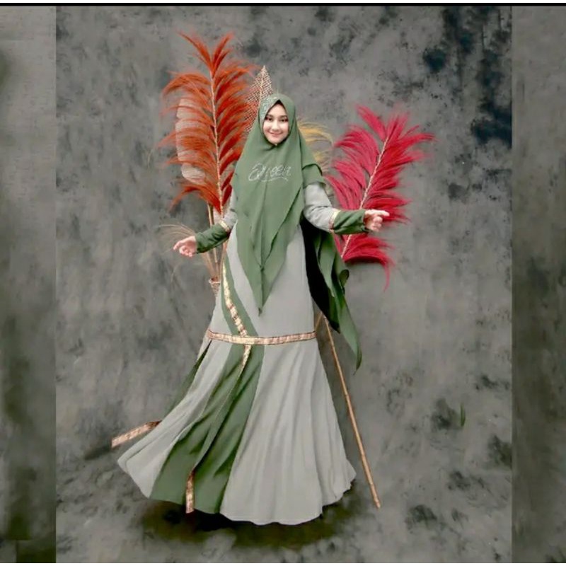 Gamis syari by queen syari gamis butik gamis syari set hijab ceruty