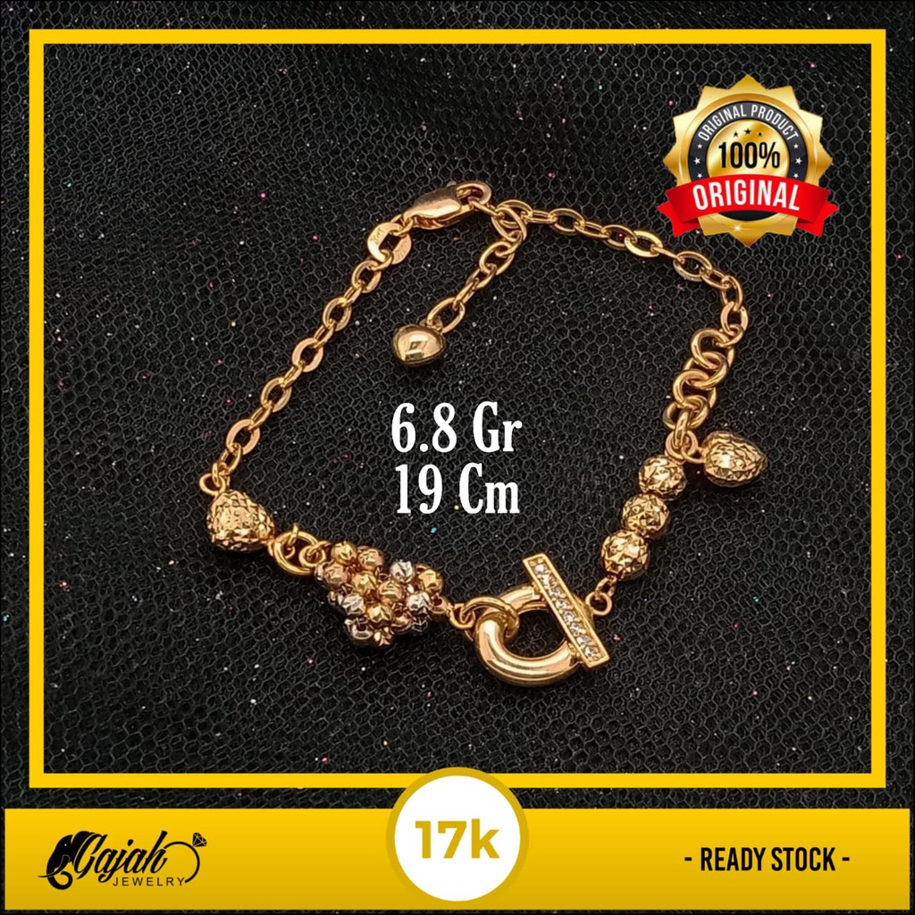 Gelang Emas 17K - 6.8 Gr Kadar 750 - 4495