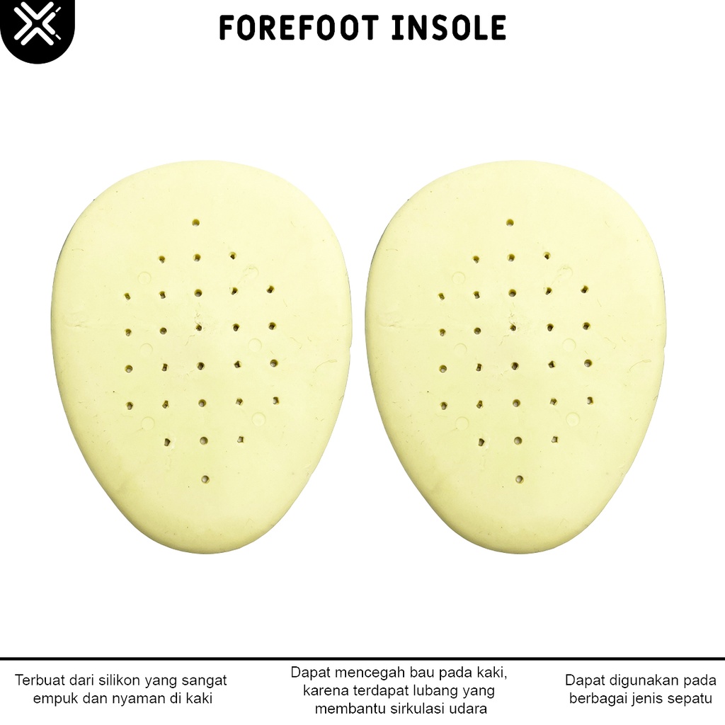 Insole Sepatu / Bantalan Kaki Depan / High Heels Insole Pad