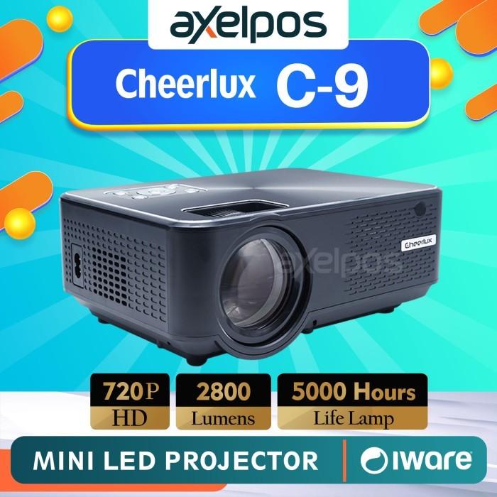 MINI PROYEKTOR / MINI LED PROYEKTOR / MINI LED PROJECTOR CHEERLUX C9