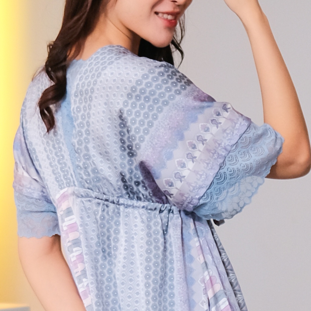 Ladybydiana VICTORIA SLEEPWEAR Dress Korea Bahan Armani Silk Elegan dan Mewah Non Busui