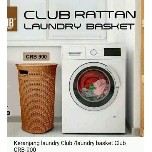 KERANJANG BAJU PLASTIK/KERANJANG BAJU KOTOR/KERANJANG LAUNDRY BULAT-900