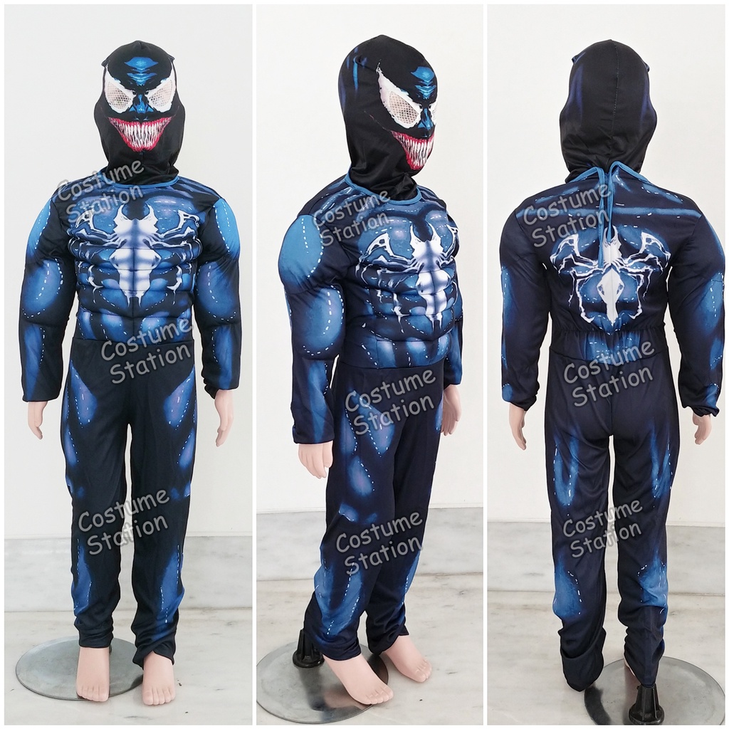 Kostum Supervillain Venom / Costume Super Villain Marvel anak laki