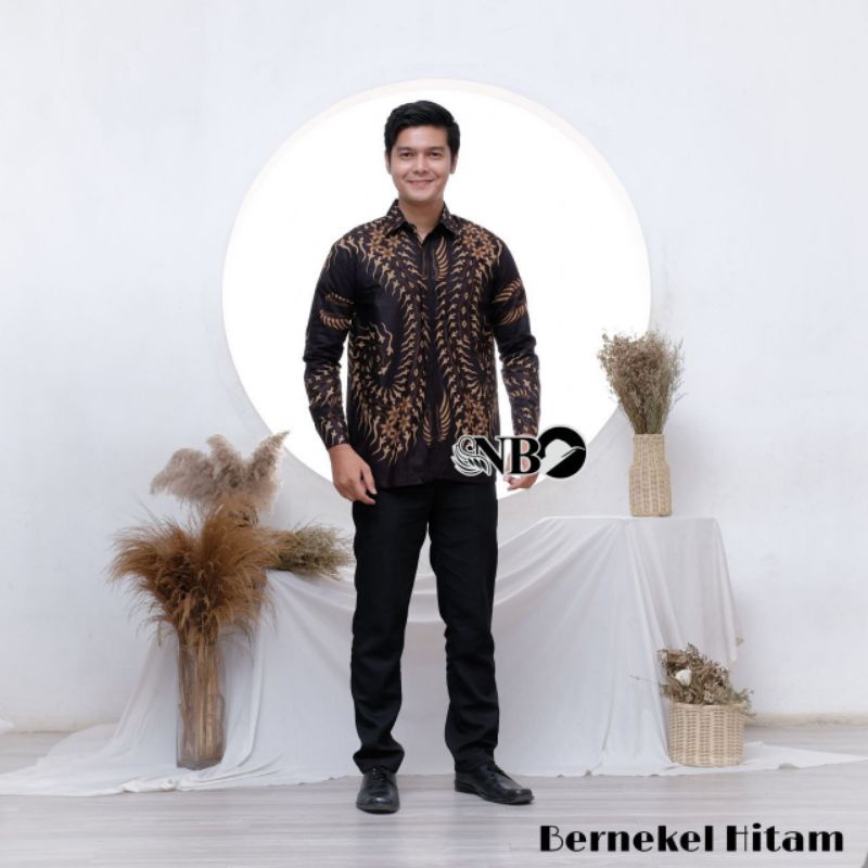 NEW ARRIVAL DISTRO BATIK PRIA BORDIR SOGAN HRB026 BATIKAF NOTOARTO BATIK IPNU-IPPNU HEM PRIA Bel