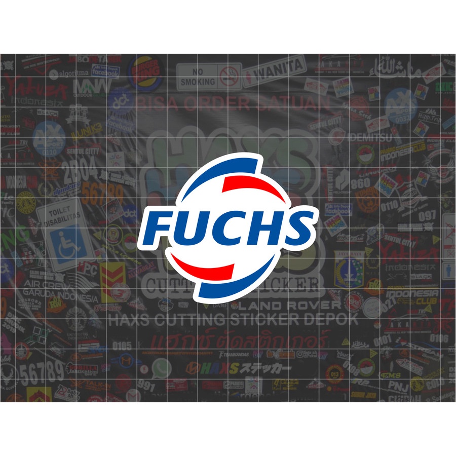 Cutting Sticker Fuchs Ukuran 6 cm Untuk Motor Mobil